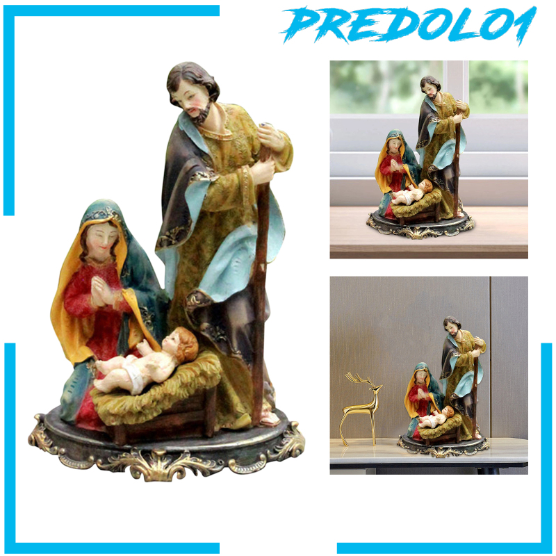 Mô Hình Tượng Chúa Jesus Bằng Nhựa Resin Tỷ Lệ 1 Dùng Trang Trí Độc Đáo