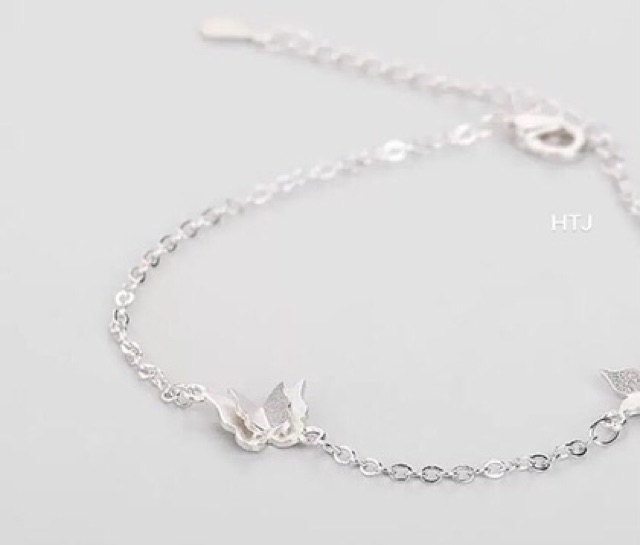 LẮC TAY, CHÂN HOA BƯỚM SANG CHẢNH - TRANG SỨC BẠC S925