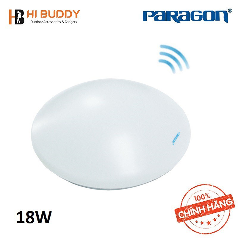 Đèn LED Ốp Trần Cảm Biến Paragon (PLCA Series) – 12W/ 18W - Ánh Sáng Vàng/ Trung Tính/ Trắng. Hàng Chính Hãng - HIBUDDY