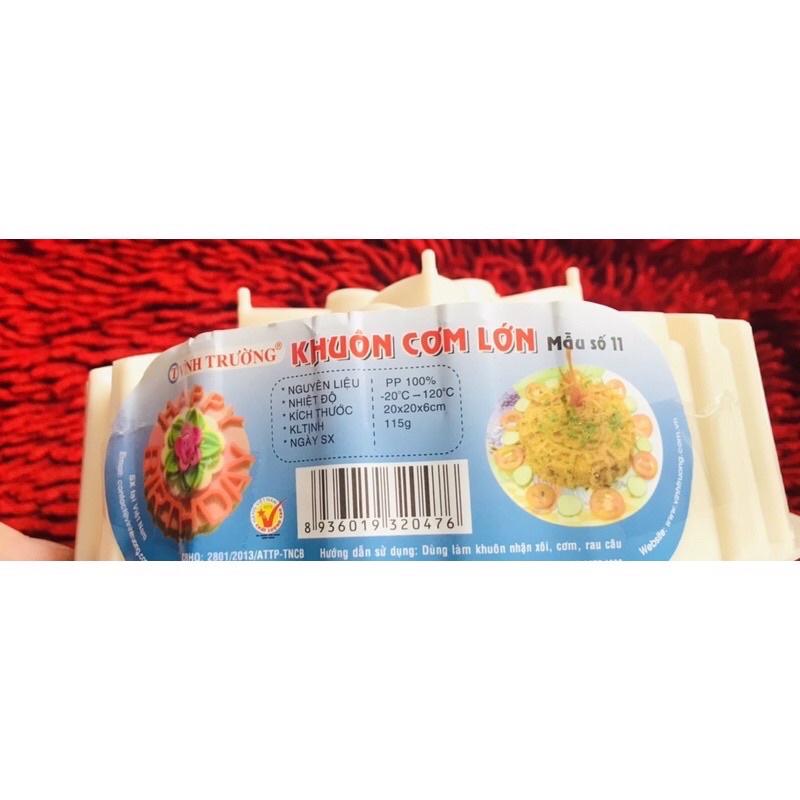 🔥Khuôn làm Cơm, làm Bánh, Đổ Rau Câu, Nhựa Dày