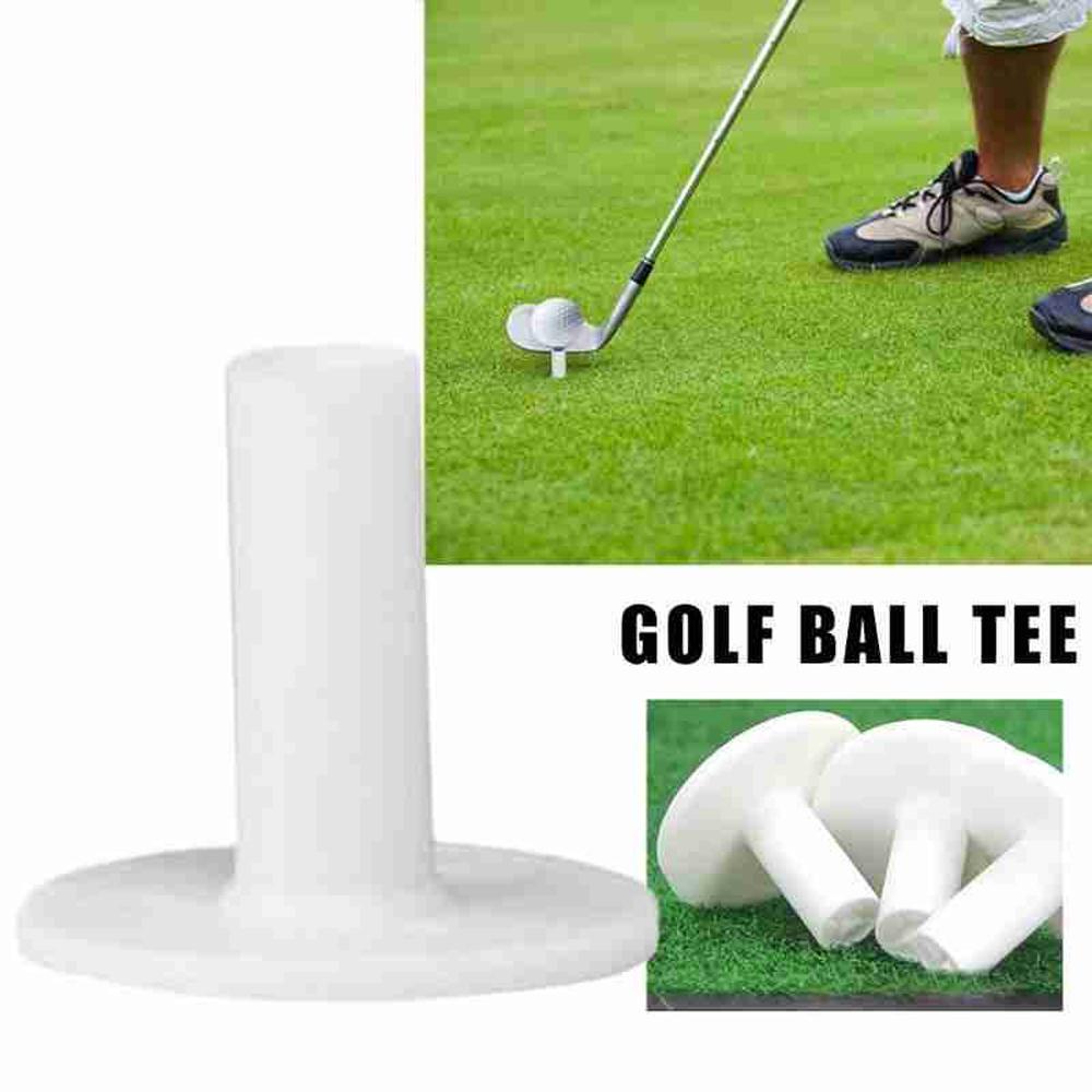Giá Đỡ Tee Bóng Golf Màu Trắng 38mm Bằng Cao Su Bền Bỉ Dùng Trong Nhà