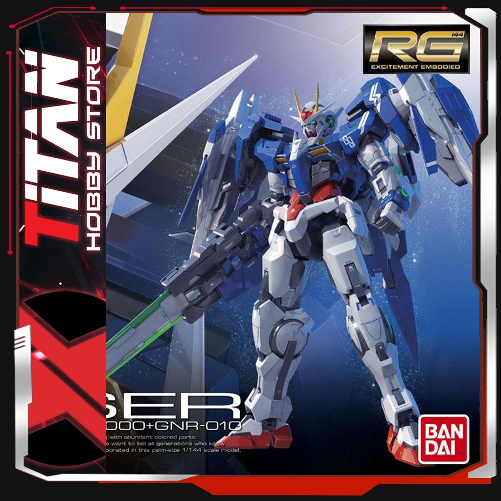 Mô hình lắp ráp Gunpla RG 1/144 00 Raiser Gundam  Bandai Japan