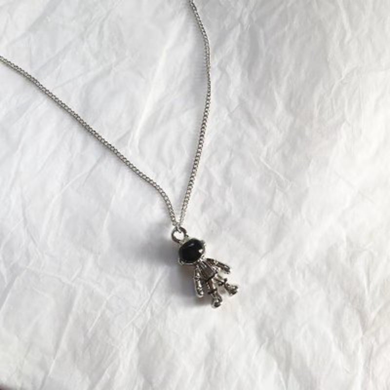 Vòng Cổ Phi Hành Gia Astronaut Necklace New Sweater Chain Unisex Neck Jewelry