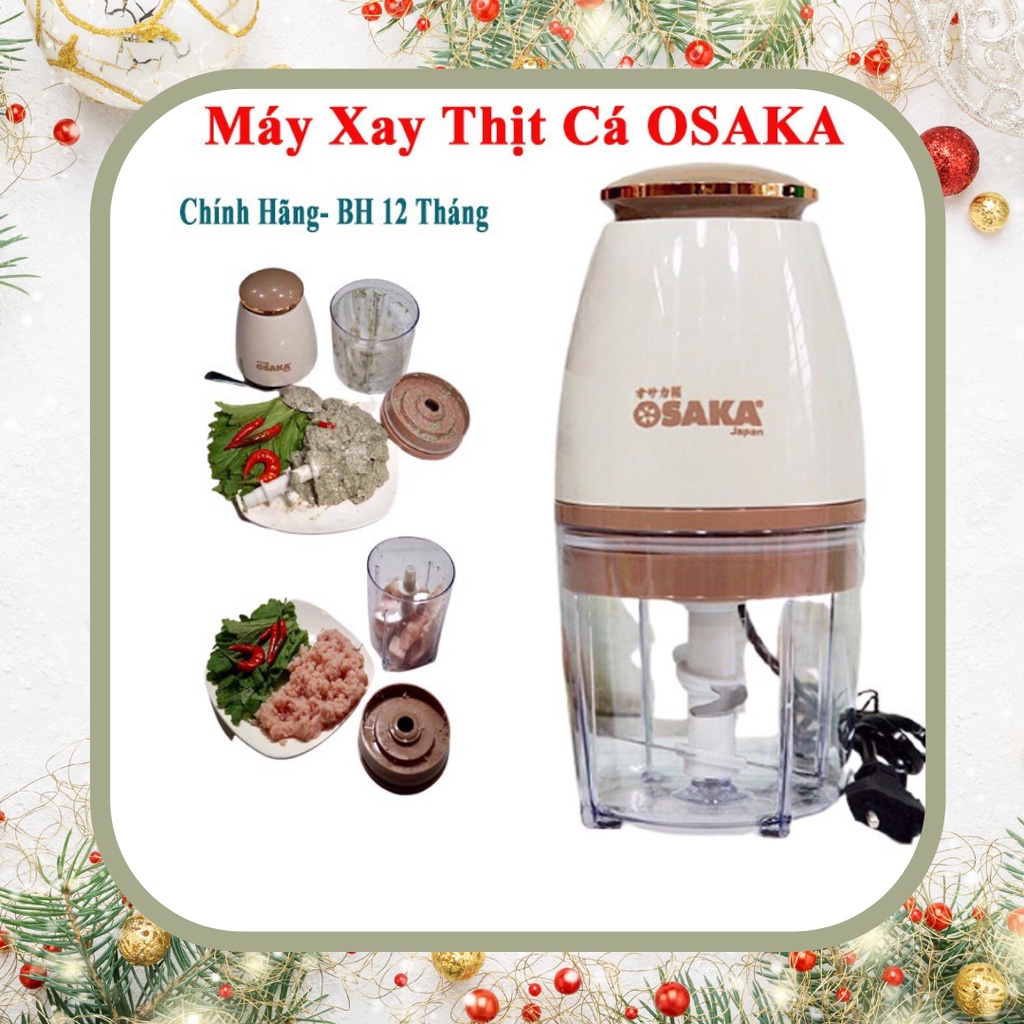 Máy xay sinh tố xay thịt cá xay đá chính hãng Osaka mẫu mới, tiện lợi, dễ dùng