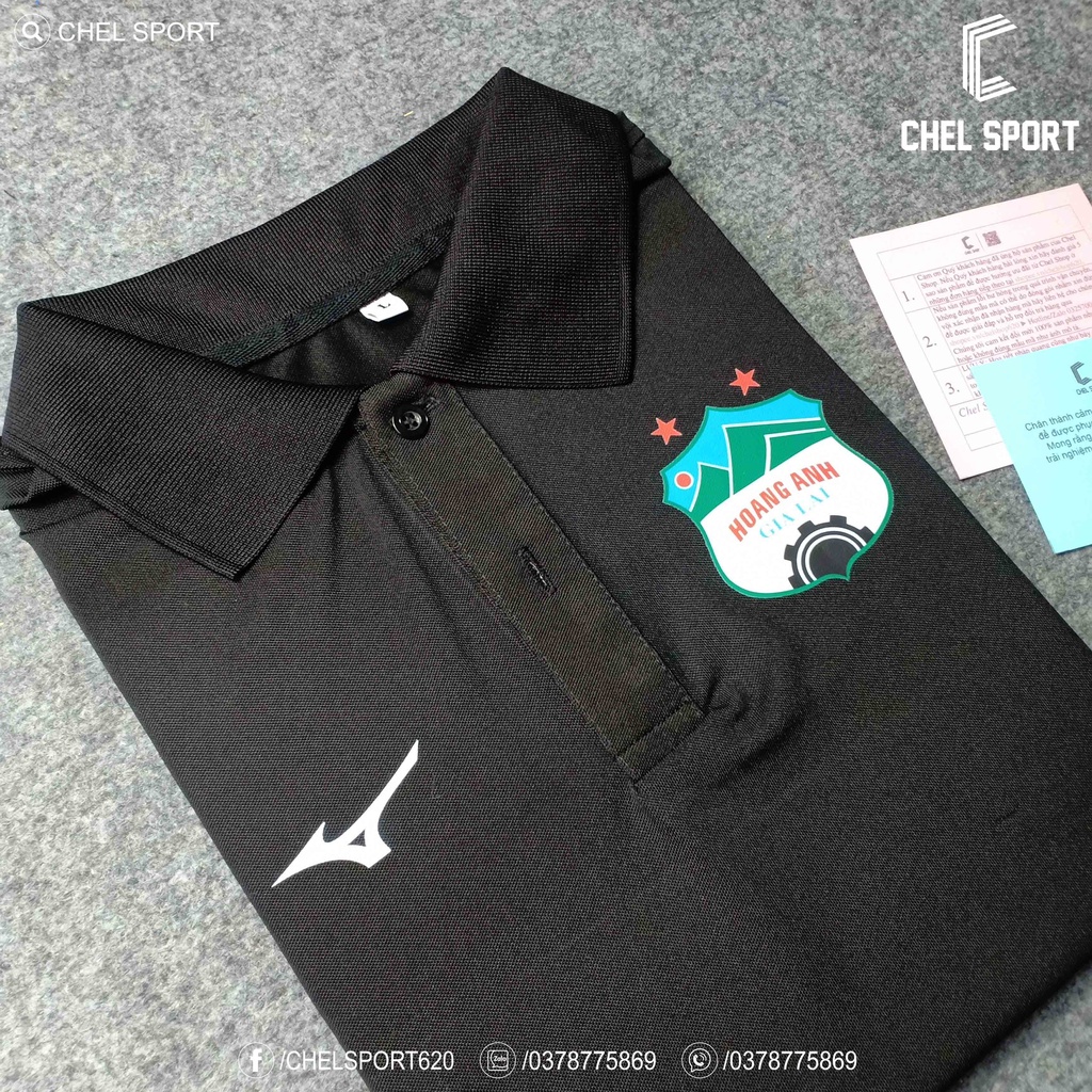 Áo polo logo thêu HAGL cao cấp