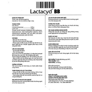 Sữa tắm gội cho bé Lactacyd bb