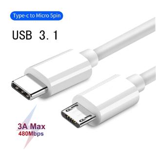 Dây Cáp Sạc Nhanh Chuyển Đổi Từ Giác Cắm Type-c Sang Giác Cắm Micro Usb Tiện Dụng
