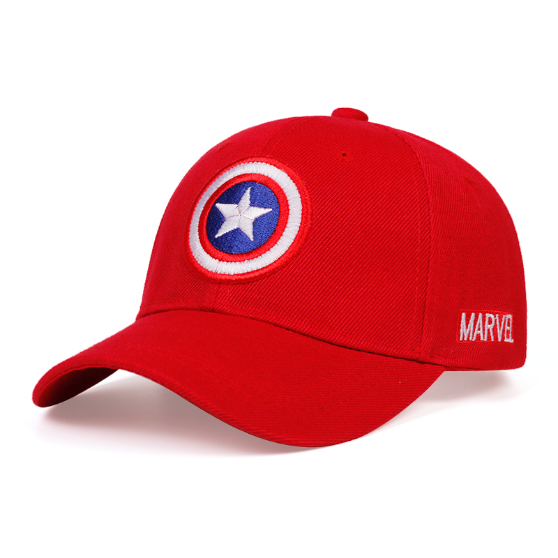 Mũ lưỡi trai thêu biểu tượng của Captain America cho bé
