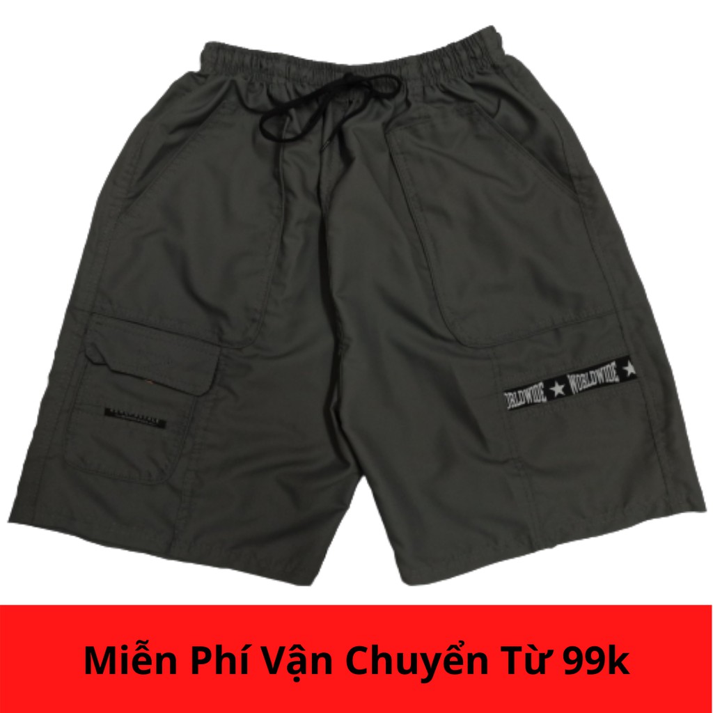 [Mã SR11JUNE5 giảm 20K đơn 50K] Quần Short Nam Túi Hộp Kaki Lưng Thun Co Giãn Cao Cấp ( Kèm Video) | BigBuy360 - bigbuy360.vn