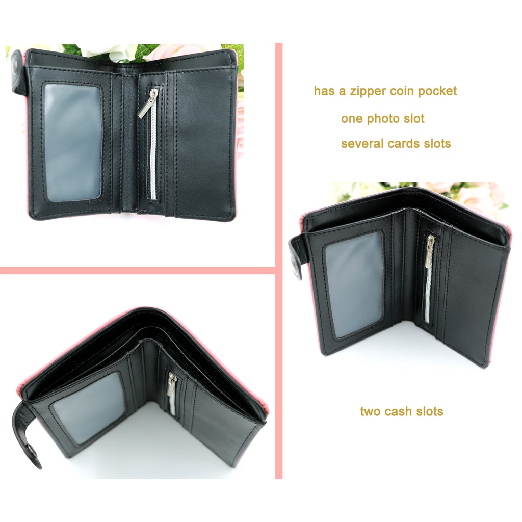 Ví Ngắn Gập Đôi In Hình Anime Uzumaki Naruto Hatake Kakashi