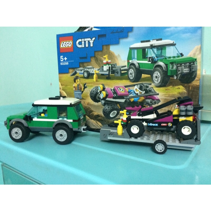 LEGO CITY 60288 Xe Tải Vận Chuyển Mô Tô Địa Hình - Bộ gạch đồ chơi lắp ráp