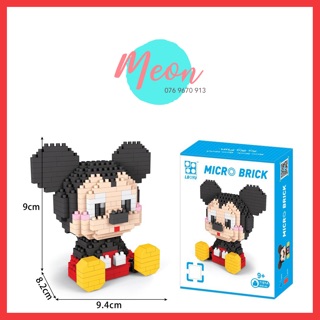 Xếp hình lego chó Pluto - Miniblock Mickey Mouse