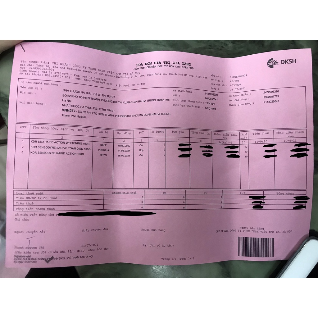 Kem đánh răng Sensodyne các loại