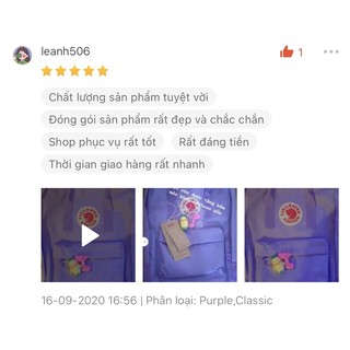 Balo Kanken Classic Tím Pastel