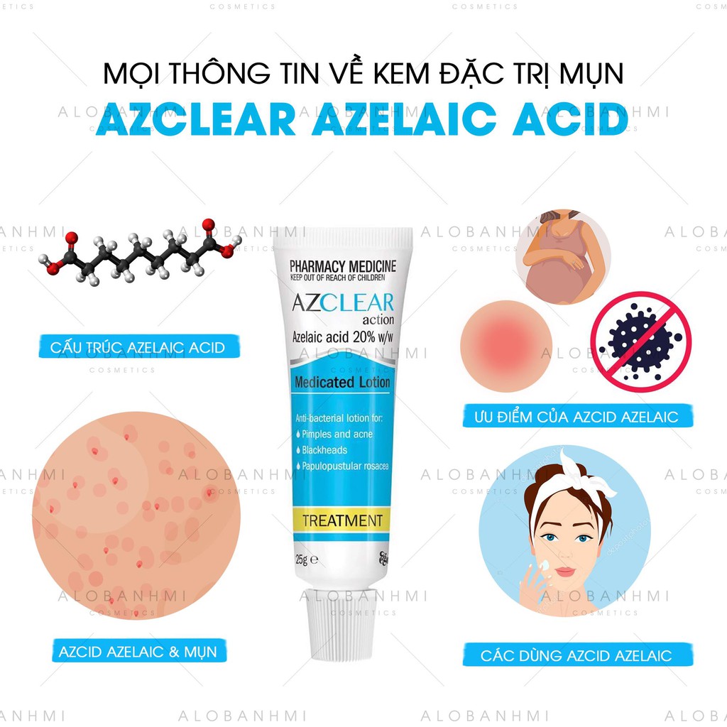 Kem Azclear Action Lotion 25gr – Skinfa