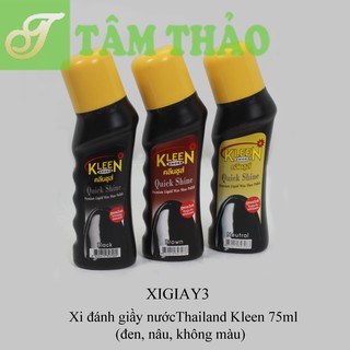 Xi đánh giầy nướcThailand Kleen 75ml- không màu 8850419307083, 8850419307069, 8850419307076