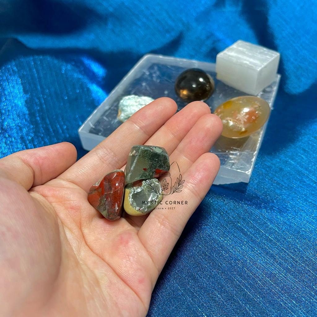 Set đá may mắn cho Song Ngư, đá thạch anh, đá thanh tẩy bài Tarot, đá phong thuỷ