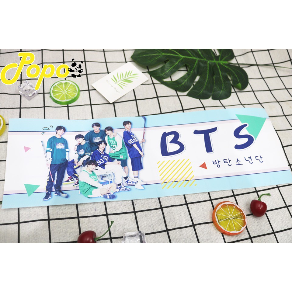 Banner cổ vũ BTS