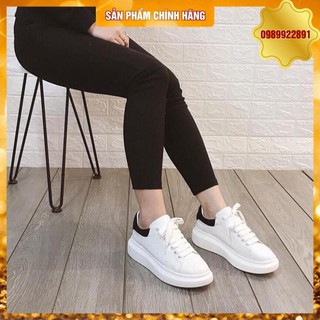 Giày MCQ độn đế gót nhung bản cao cấp