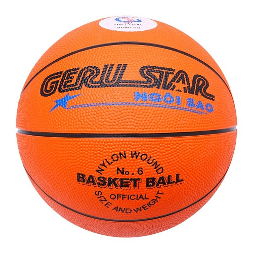 [Reefitsport] Quả bóng rổ cao su Gerustar màu cam (size 3-size 7)