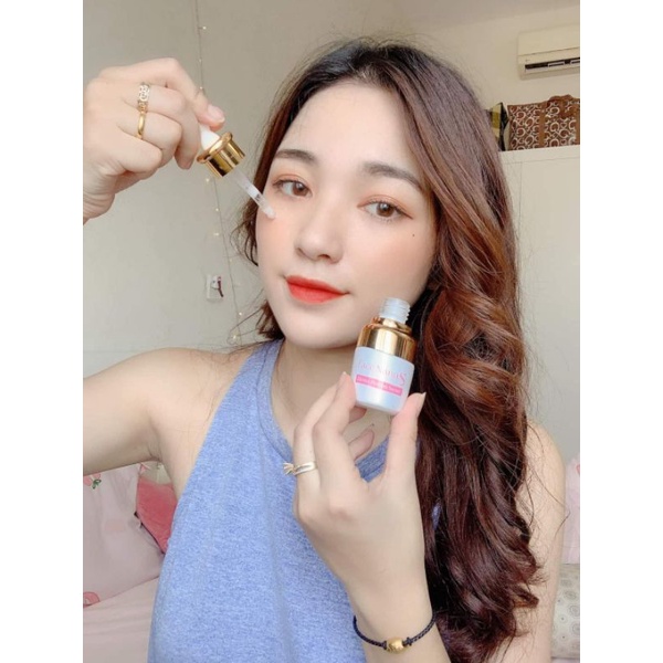 Bộ đôi dưỡng trắng ngày và đêm Sắc Hồng Face Nano S - se lỗ chân lông - tổng hợp collagen - chống oxy hoá