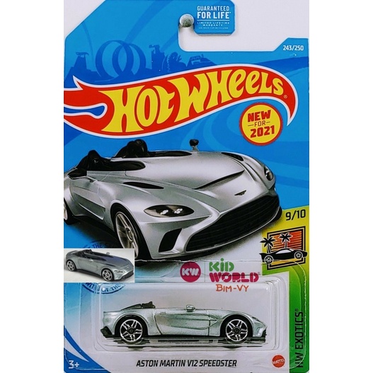 Xe mô hình Hot Wheels basic Aston Martin V12 Speedster GRX58.