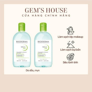 COMBO NƯỚC TẨY TRANG CHACOTT VÀ BIO.DERMA