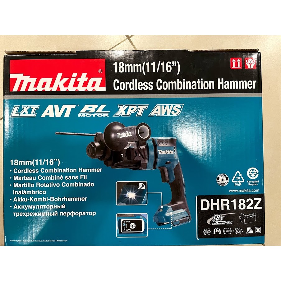 Máy Khoan Bê Tông SDS Pin 18V MAKITA DHR182Z - Chính Hãng