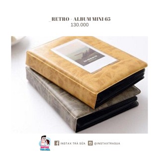 ALBUM INSTAX MINI - RETRO - 65 ẢNH (6x9cm)