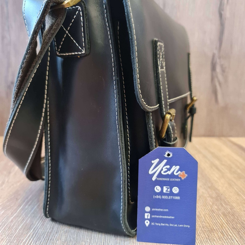 Túi đeo chéo da thật thủ công DB3350D Yen Handmade Leather | BigBuy360 - bigbuy360.vn