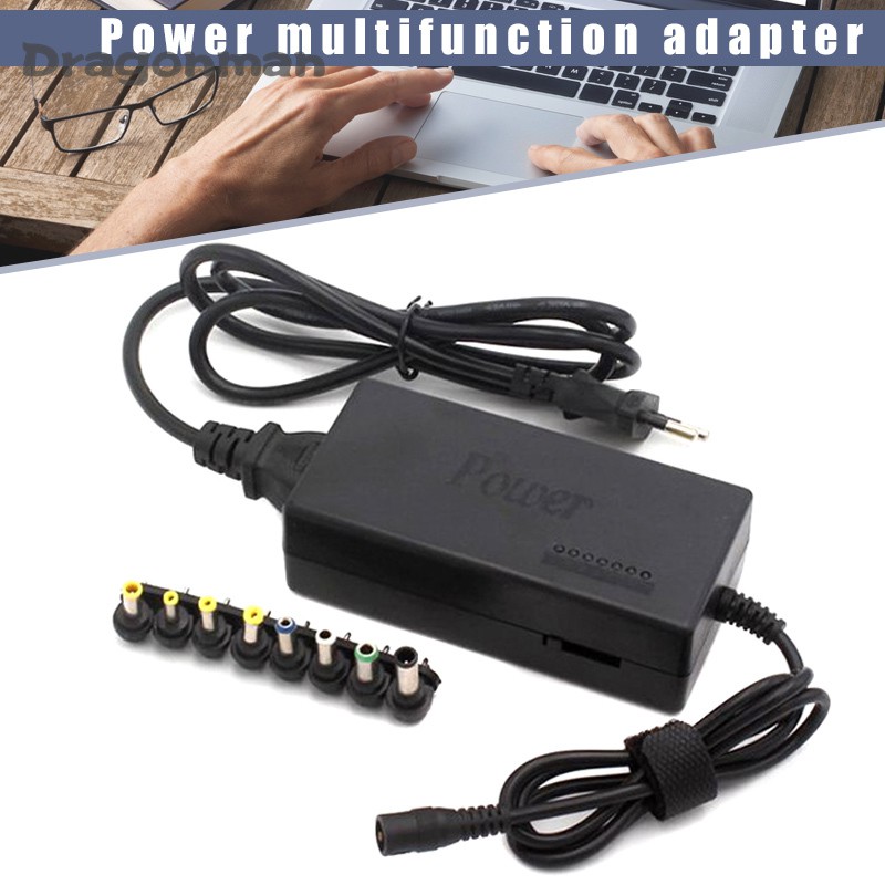 Universal AC Power Adapter 96W 12V-24V Charger with 8 Pcs Adapters for Notebook