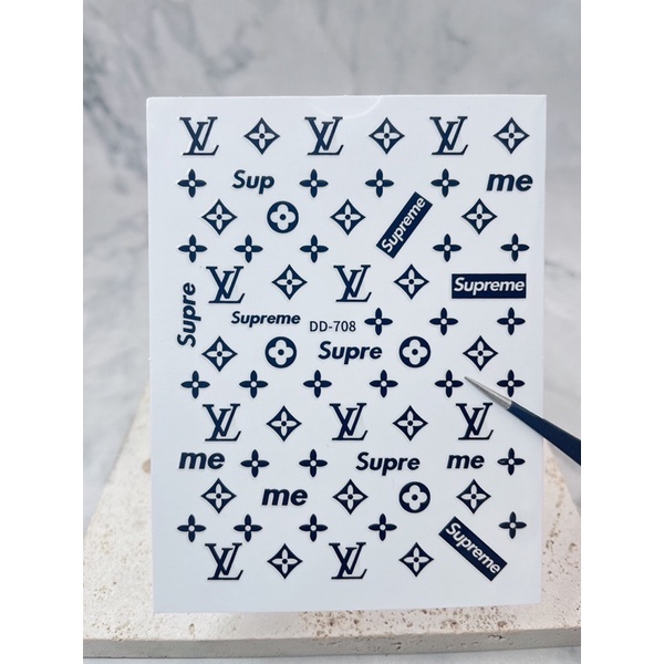 Sticker dán móng tay 3d thương hiệu trang trí nail