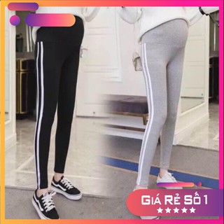 Quần bầu thể thao legging chất len cotton