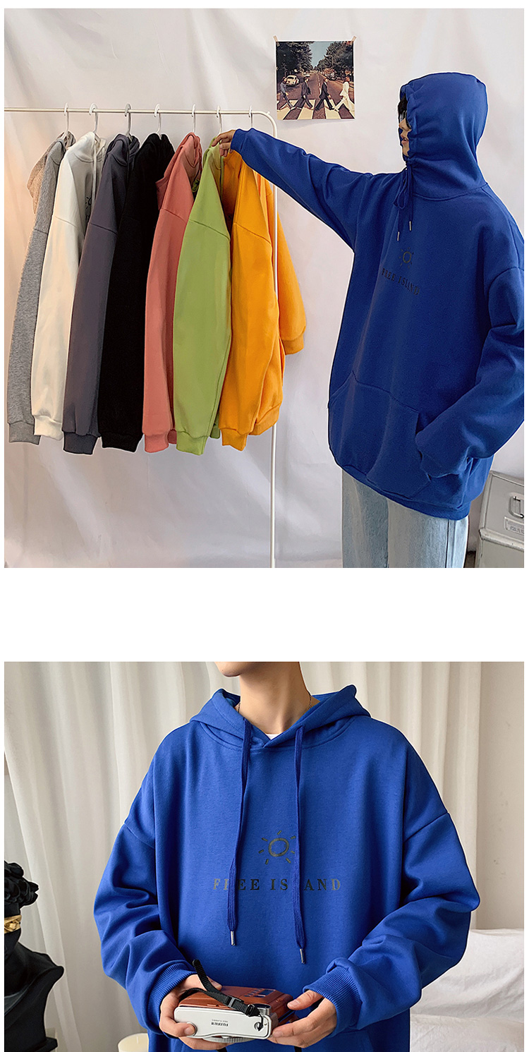 Áo hoodie dáng rộng thời trang nam năng động trẻ trung | BigBuy360 - bigbuy360.vn