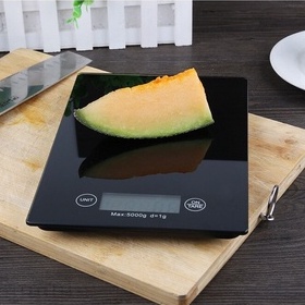 Cân Điện Tử Nhà Bếp Mini 5kg - 1g QE-KE-A Mặt Inox Màn Hình LCD.