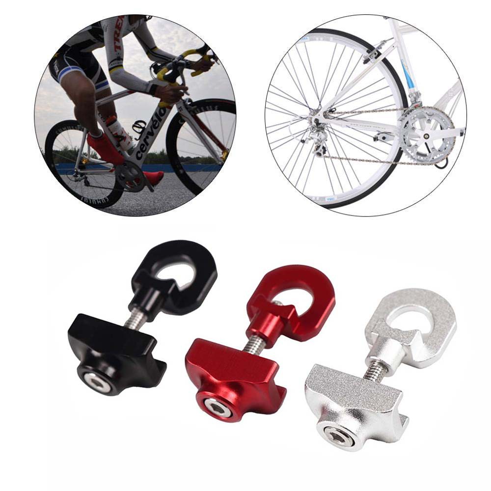 QUINTON Single Speed Bicycle Chain Adjuster Cycling Chain Fastener Chain Tensioner For BMX Fixie Bike Screw Durable Aluminum Alloy Tugs Bike Repair Tools/Multicolor