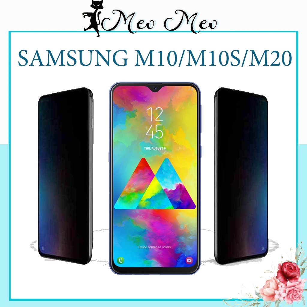 Kính cường lực chống nhìn trộm Samsung M10 / M10s / M20 - Độ trong suốt cao, chống vân tay - Bảo vệ sự riêng tư