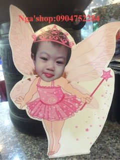 Combo set trang trí sinh nhật 72 món +  ảnh chibi