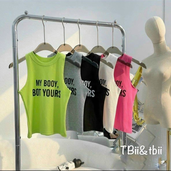 áo croptop thun bozip my body đẹp