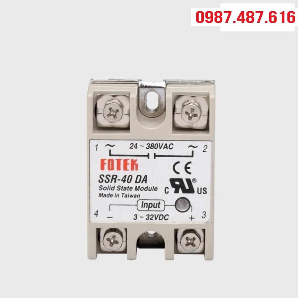 [Giá sốc] [Giá gốc] Rơ  le bán dẫn, Solid State Module SSR - 40DA 40VA 40AA ( Relay Rơ le bán dẫn ) Fotek ..