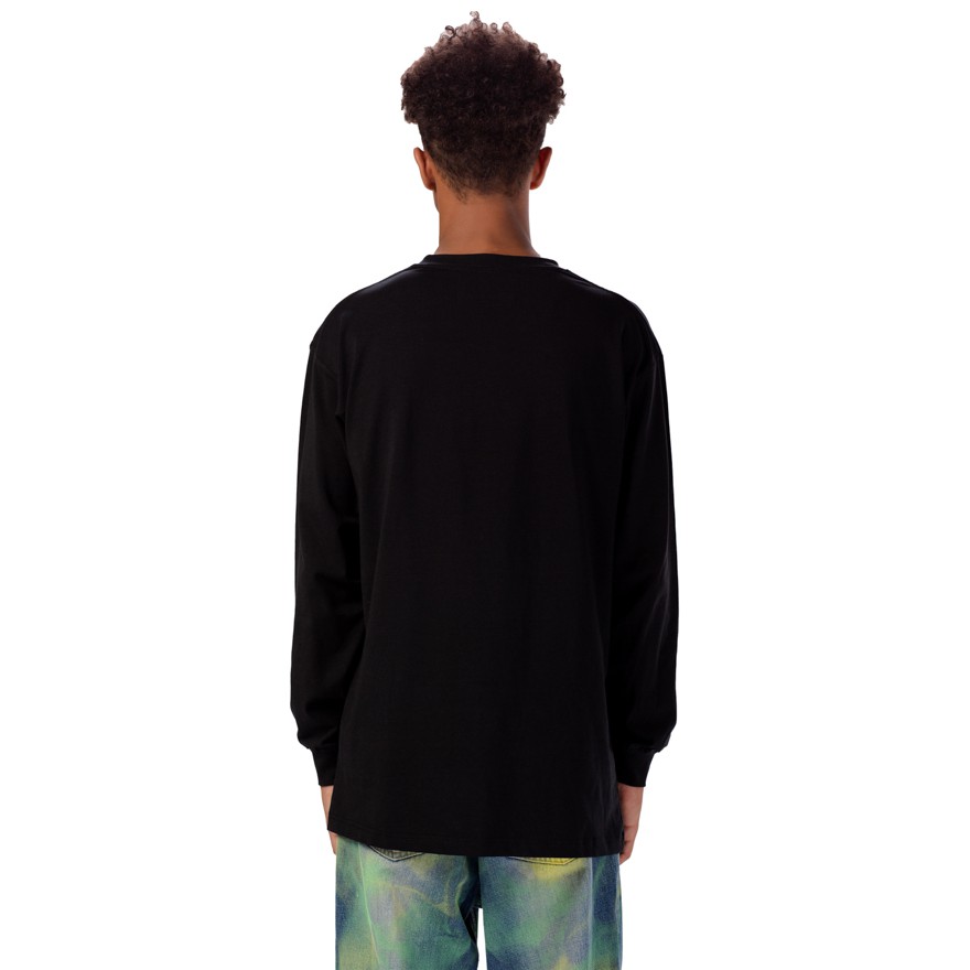 5THEWAY 5TW/RTW Ready to Wear Long Sleeve Traditional Tee Black Aka Áo Thun Trơn Tay Dài Màu Đen