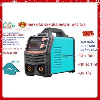 Máy hàn sakura arc 315a máy hàn điện tử sakura arc 315a chính hãng tặng đầy đủ phụ kiện
