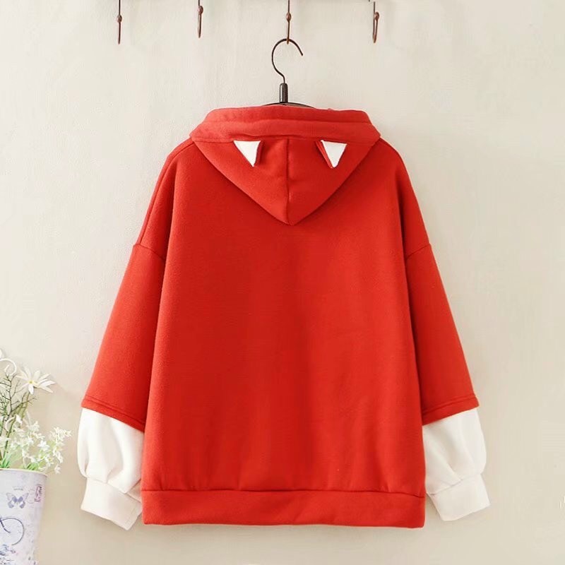 Freesize Áo Hoodie Nón Chui Trùm Đầu Nữ Nam Unisex Chất Vải Nỉ Poly Cáo Túi Hộp