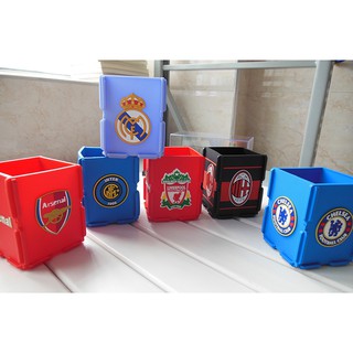 Hộp đựng bút CLB bóng đá arsenal chelsea liverpool real madrid manchester united barcelona