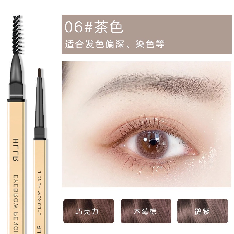 Bút Kẻ Lông Mày Kiêm Kẻ Mắt Thiết Kế Hai Đầu Chống Thấm Nước Và Mồ Hôi Không Dễ Phai Màu