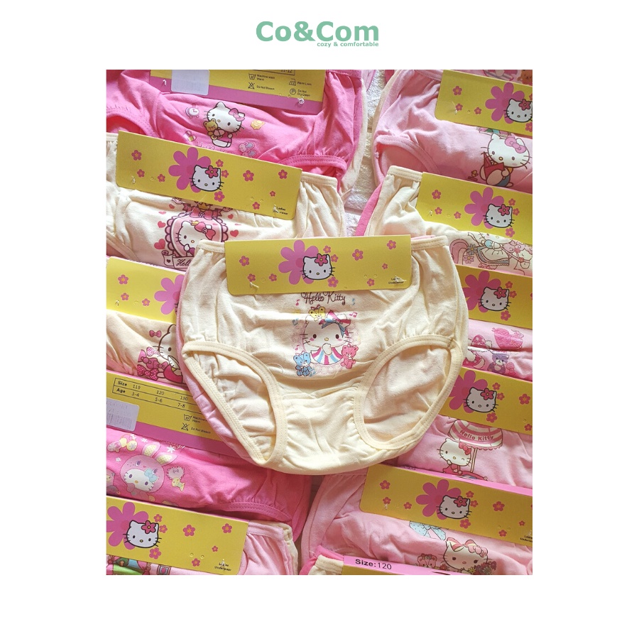 Set 2 Quần Lót Bé Gái 9-13 Kg Cotton Co&amp;Com CVG002KT Size Nhí Thấm Hút Mềm Mịn