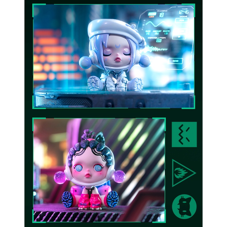 Popmart POPMART SKULLPANDA Night City Series Liên Kết SP Night City