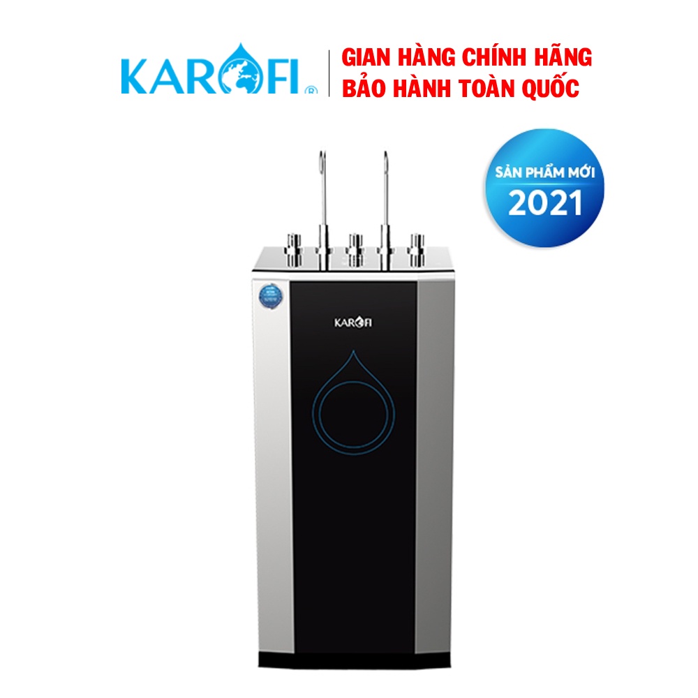 Máy lọc nước nóng lạnh Karofi KAD-D50, 10 cấp lọc, có kết nối wifi