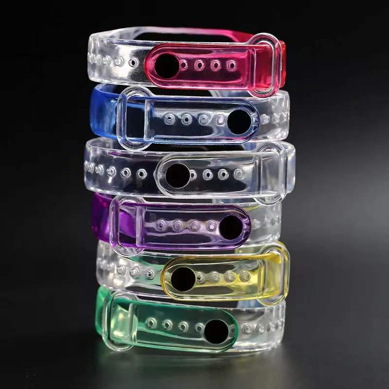Dây Đeo Thay Thế Trong Suốt Nhiều Màu Sắc Cho Xiaomi Mi band 5