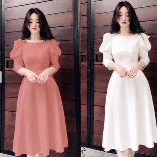 ĐẦM DỰ TIỆC TAY PHỒNG CAO CẤP SANG TRỌNG